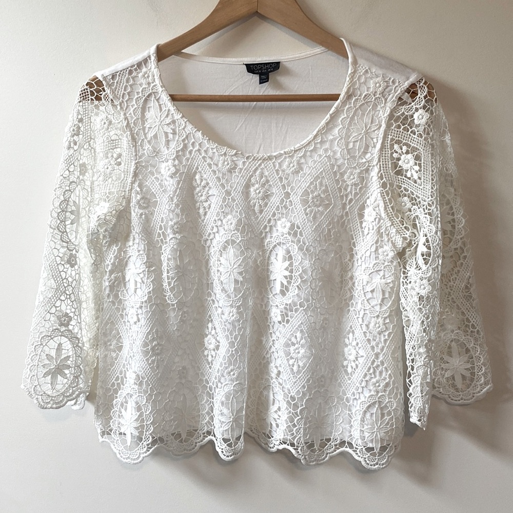 TOPSHOP Lace Top